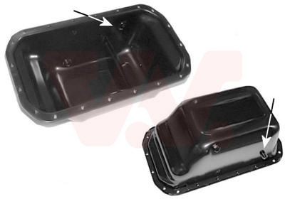 VAN WEZEL Oil sump Article number: 1895072 cheaply