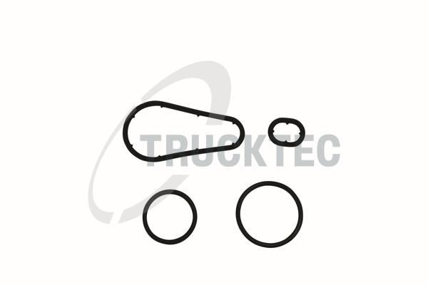 TRUCKTEC AUTOMOTIVE Tarpiklių rinkinys, alyvos aušintuvas prekės numeris: 02.18.150 nebrangu