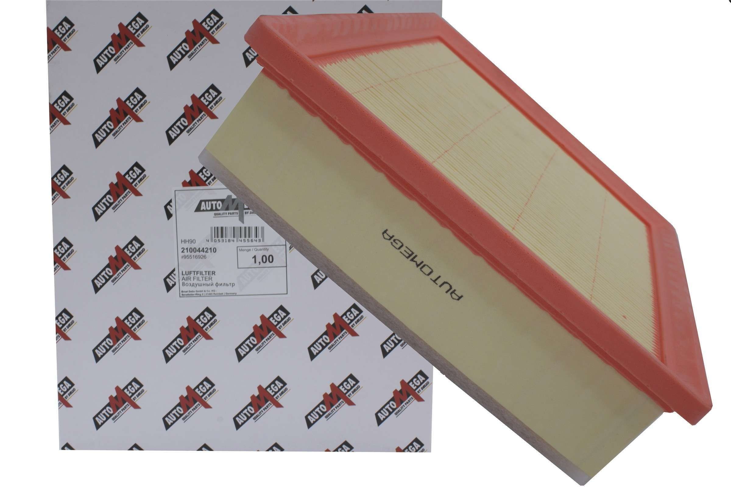 AUTOMEGA Luftfilter Varenummer: 210044210 billige