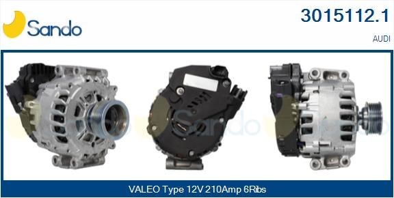 SANDO 3015112.1 Starteris-ģenerators Q7 55 TFSI Mild Hybrid quattro 340 HP Benzīns/Elektro
