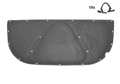 VAN WEZEL 0325460 Motorrumsisolation A4 1.8 T 163 HK Benzin 2004