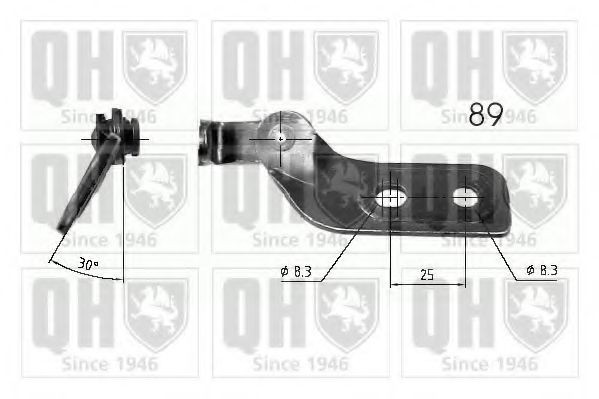 QUINTON HAZELL Tailgate strut Article number: 140220 cheaply