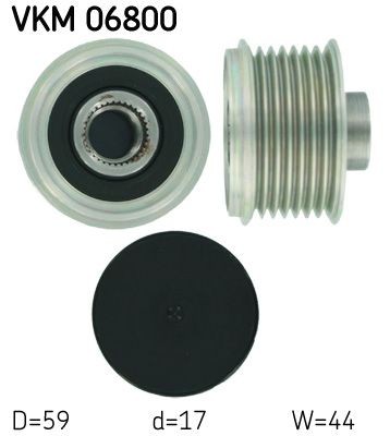 SKF Ģeneratora brīvgaitas mehānisms raksta numurs: VKM 06800 lēti