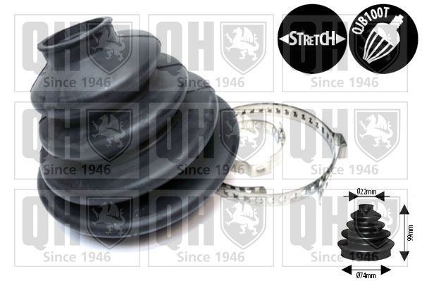 QUINTON HAZELL Drivaksel Manchet Varenummer: QJB8070 billige