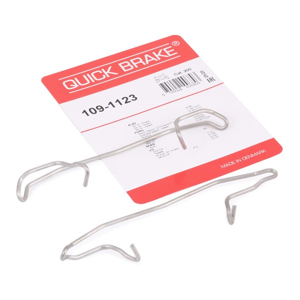 QUICK BRAKE 109-1123 Kit d'accessoires, plaquette de frein à disque GOLF 1.9 TDI 4motion 101 CH Diesel 2005