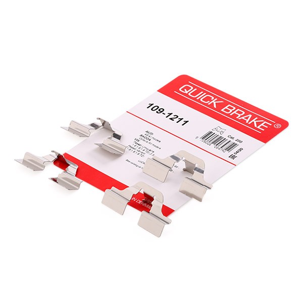 QUICK BRAKE 109-1211 Set accesorii, placute frana MEGANE 1.2 TCe (KZ16, KZ28) 132 CP benzina 2016