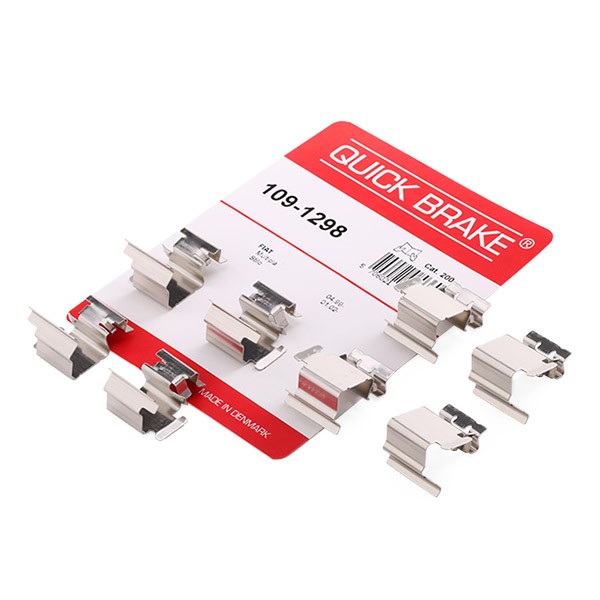 QUICK BRAKE 109-1298 Sada príslużenstva oblożenia kotúčovej brzdy 207 1.6 16V VTi 110 HP Benzín 2015