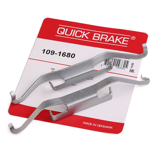 QUICK BRAKE 109-1680 Σετ βοηθ. εξαρτημάτων, τακάκια φρένων TRANSPORTER 1.9 D 61 PS Πετρέλαιο 2003