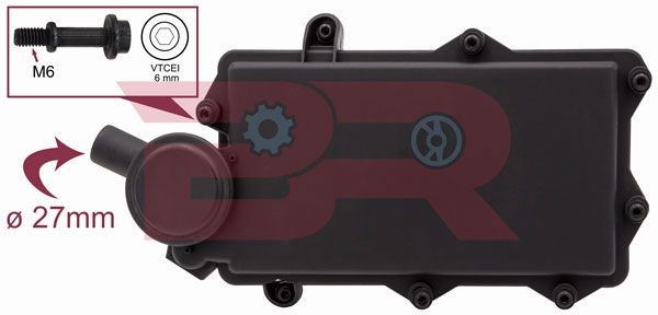 BOTTO RICAMBI Kryt, pouzdro olejoveho filtru Číslo článku: BRM1556 levně