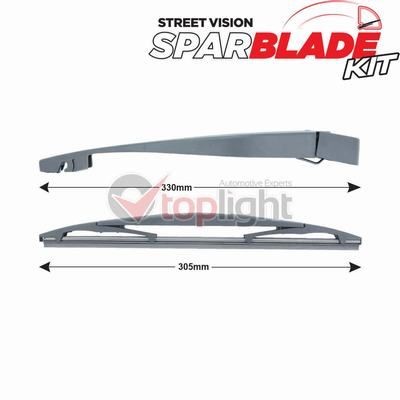 AE TOPLIGHT Kit de bras d'essuie-glace UGS: TRA-B512 à peu de frais