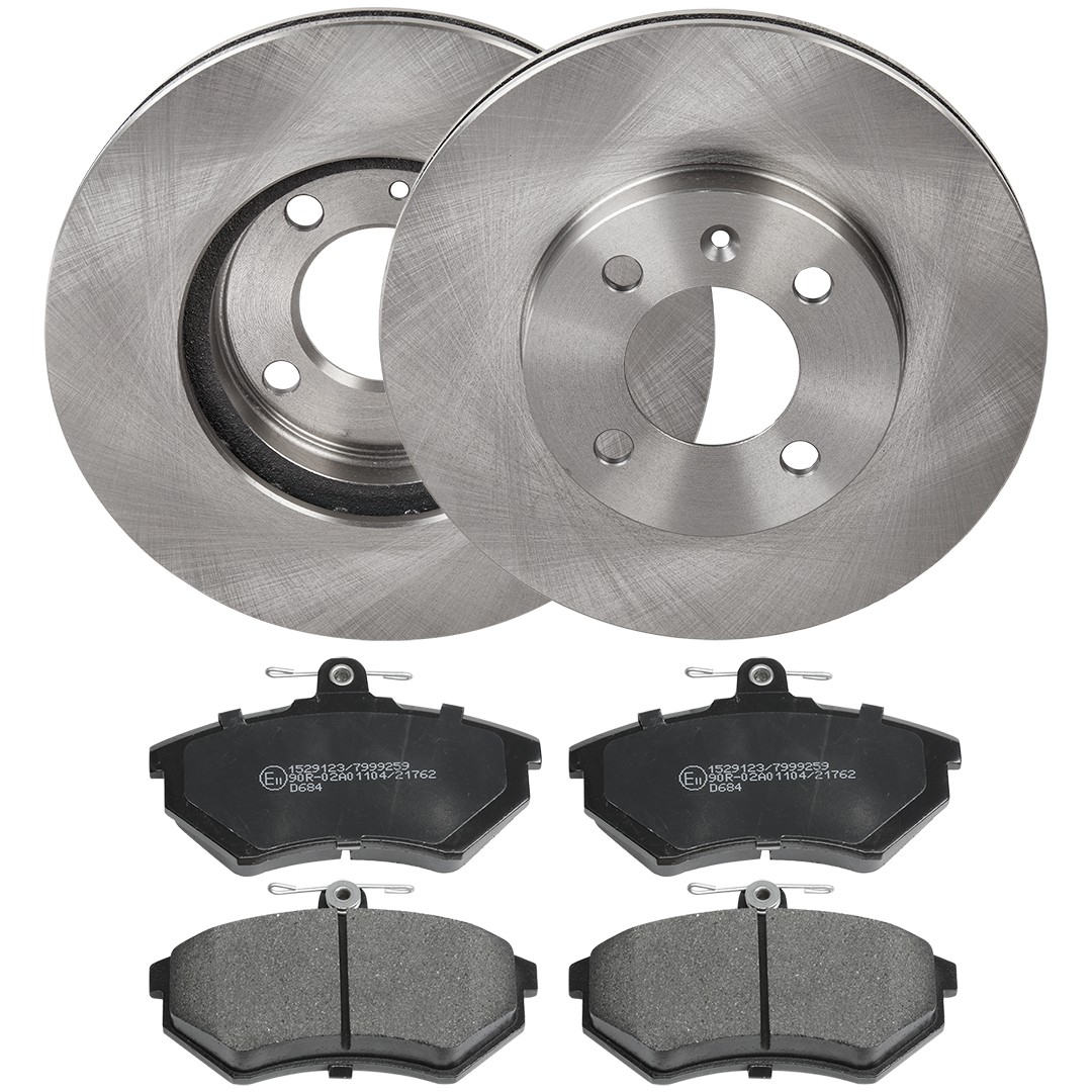 RIDEX 3405B0335 Bremsscheiben und -beläge