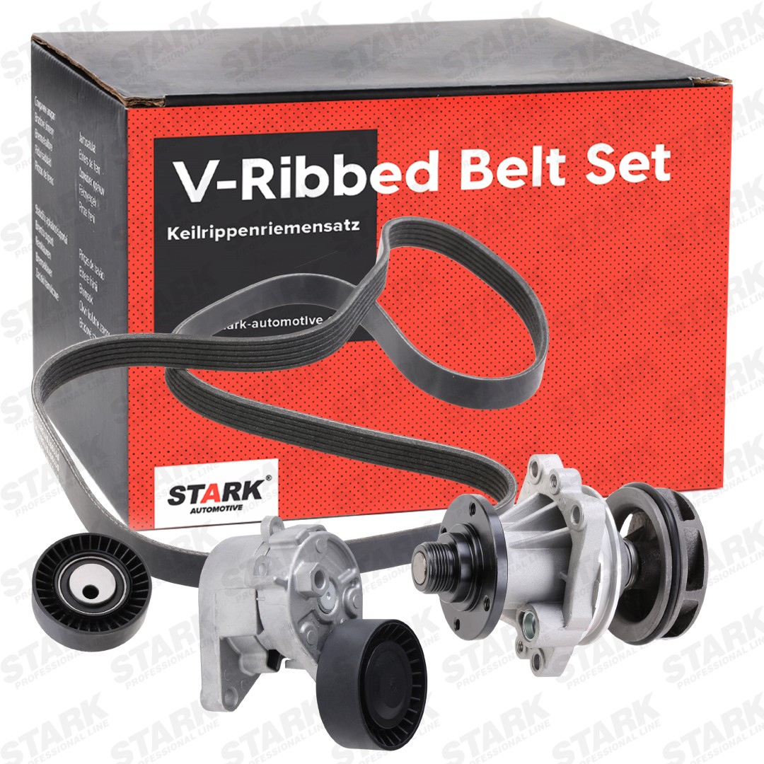 STARK Ūdenssūknis + ķīļrievu siksnas komplekts raksta numurs: SKPRB-5160011 lēti