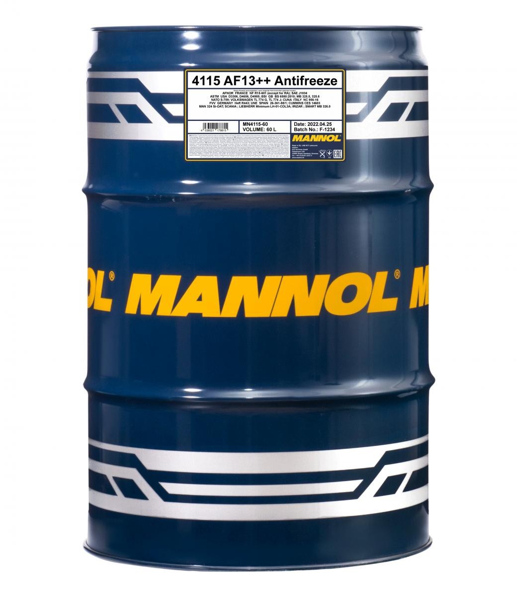 MANNOL Kühlmittel AF13++, High-performance Artikelnummer: MN4115-60 kaufen