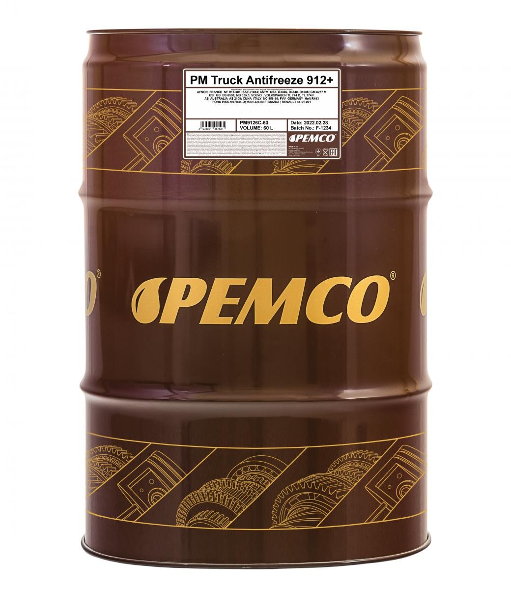 PEMCO Kühlmittel Truck Antifreeze912+ Artikelnummer: PM9126C-60 kaufen
