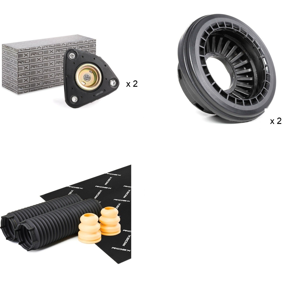 RIDEX Copela de amortiguador Número de artículo: 1180S0504 a buen precio