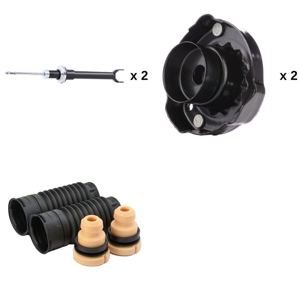 RIDEX Juego de suspensión, amortiguador Número de artículo: 1185S0017 a buen precio