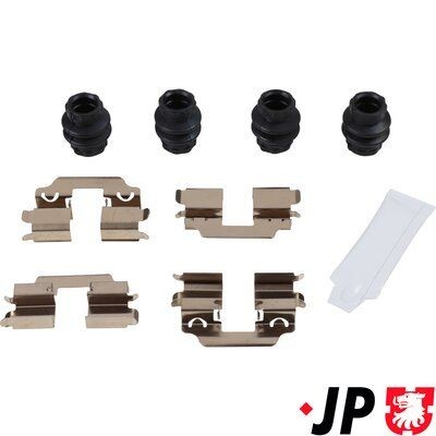 JP GROUP 1364004710 Kit accessori, pastiglia freno Classe B B 220 d 4-matic (246.205) 170 CV Diesel 2018