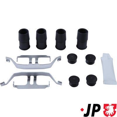 JP GROUP 1464003710 Priedų komplektas, diskinių stabdžių trinkelės 3 Serija 328 i xDrive 245 AG benzinas 2019