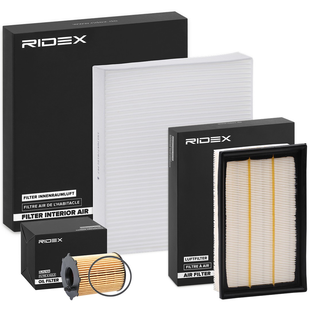 RIDEX Filtrų komplektas prekės numeris: 4055F3079 nebrangu