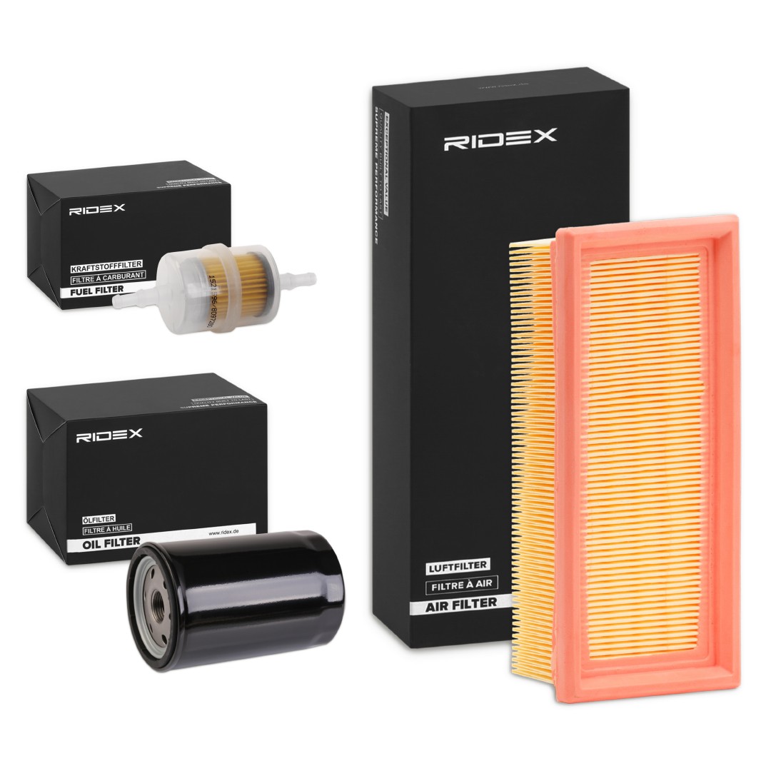 RIDEX Filtrų komplektas prekės numeris: 4055F7683 nebrangu