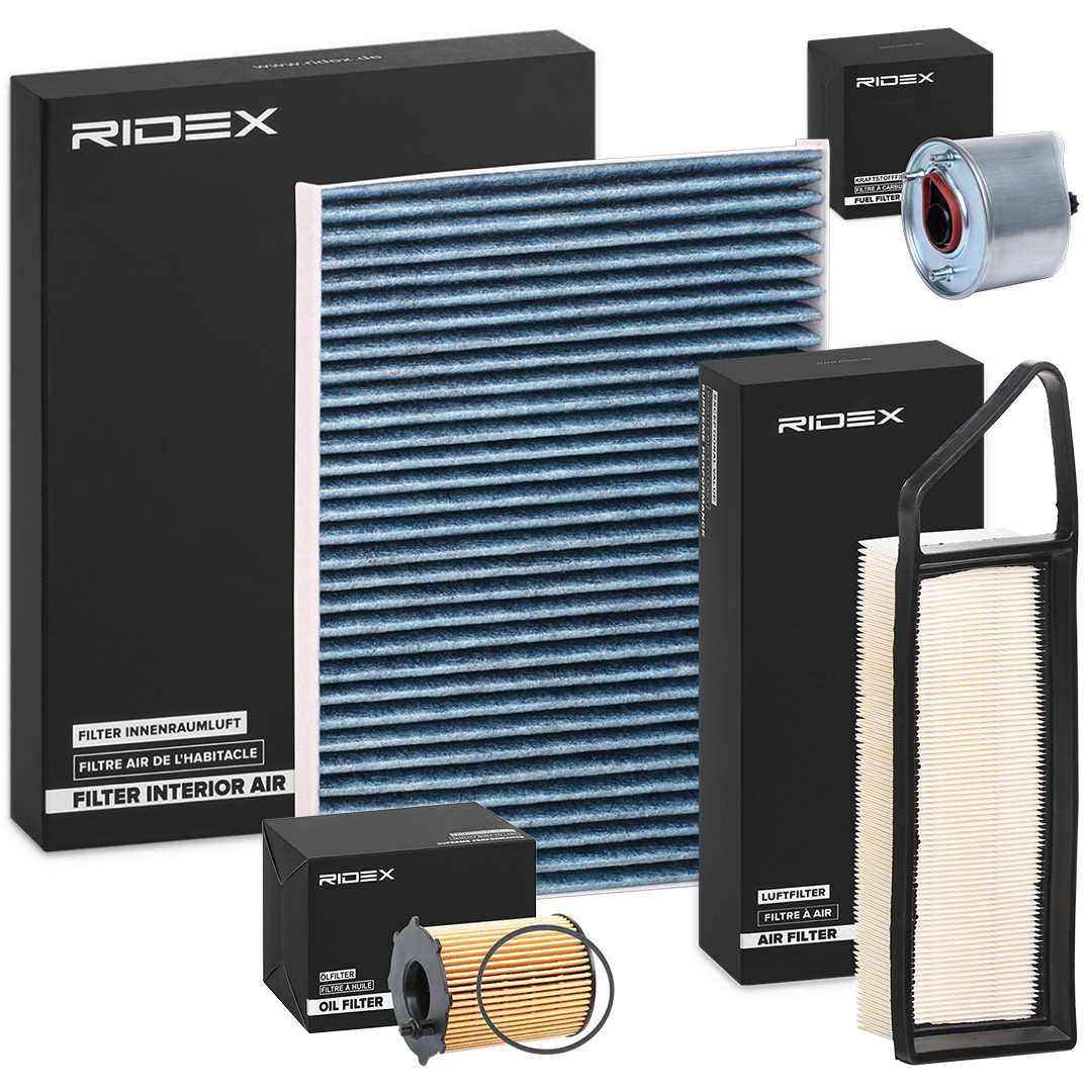 RIDEX Filter kit Varenummer: 4055F25989 billige