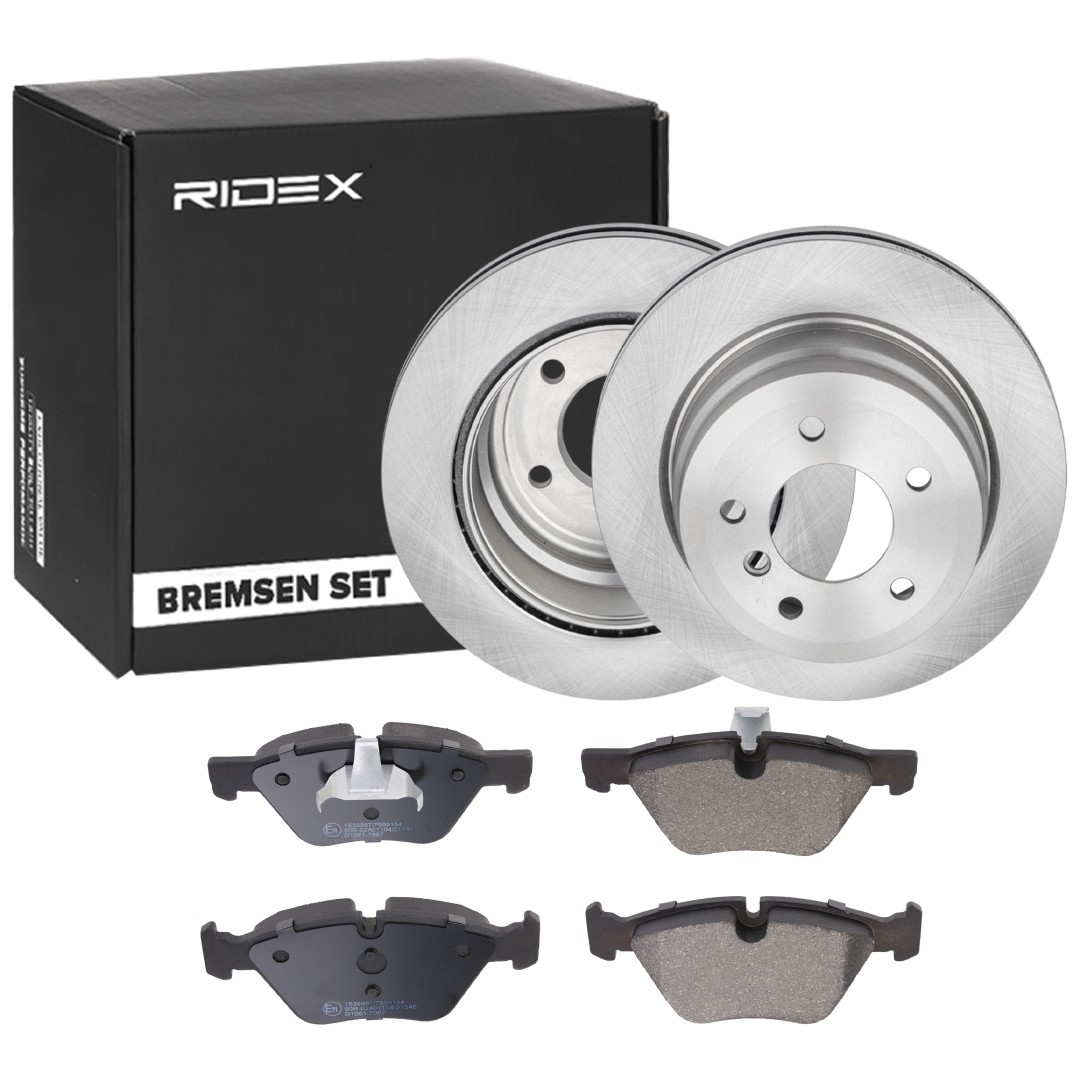 RIDEX 3405B0962 Bremsscheiben und -beläge