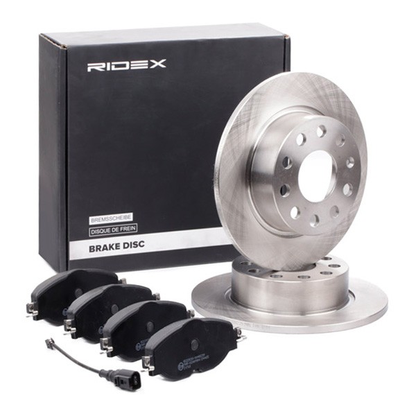 RIDEX 3405B1050 Bremsscheiben und -beläge