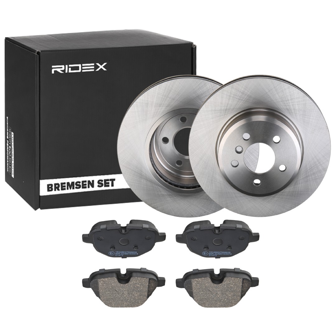 RIDEX Bremseskiver og klodser Varenummer: 3405B1541 billige