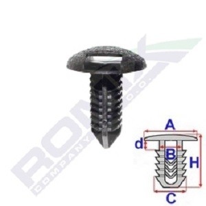 ROMIX Clips, side- / beskyttelseslister Varenummer: C60643 billige