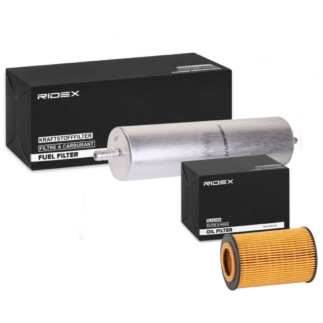 RIDEX Filtrų komplektas prekės numeris: 4055F34645 nebrangu