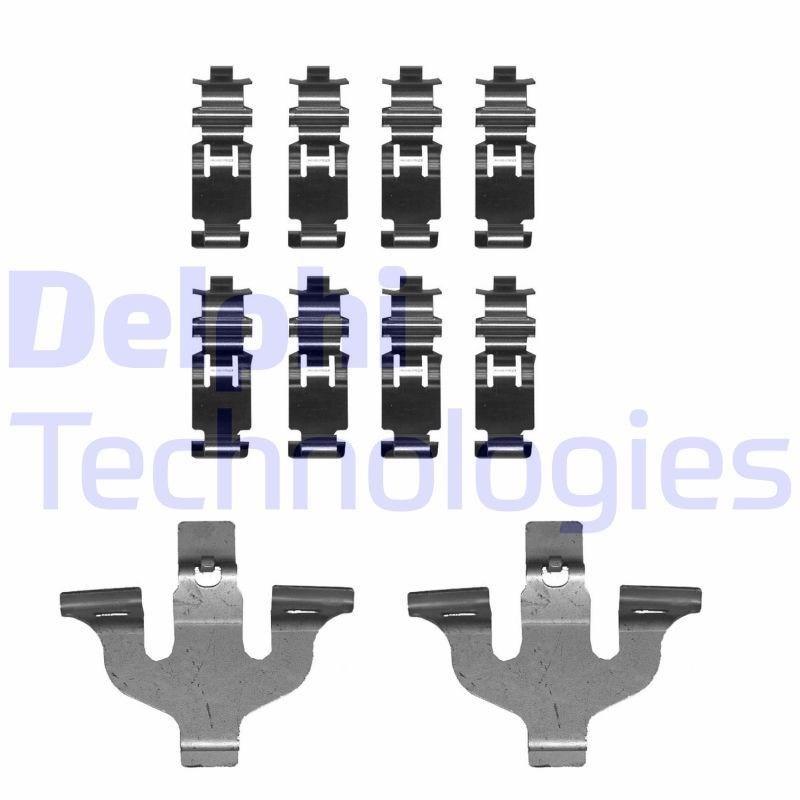 DELPHI LX0724 Piederumu komplekts, Disku bremžu uzlikas Q7 3.0 45 TDI Mild Hybrid quattro 231 HP Dīzelis/Elektro