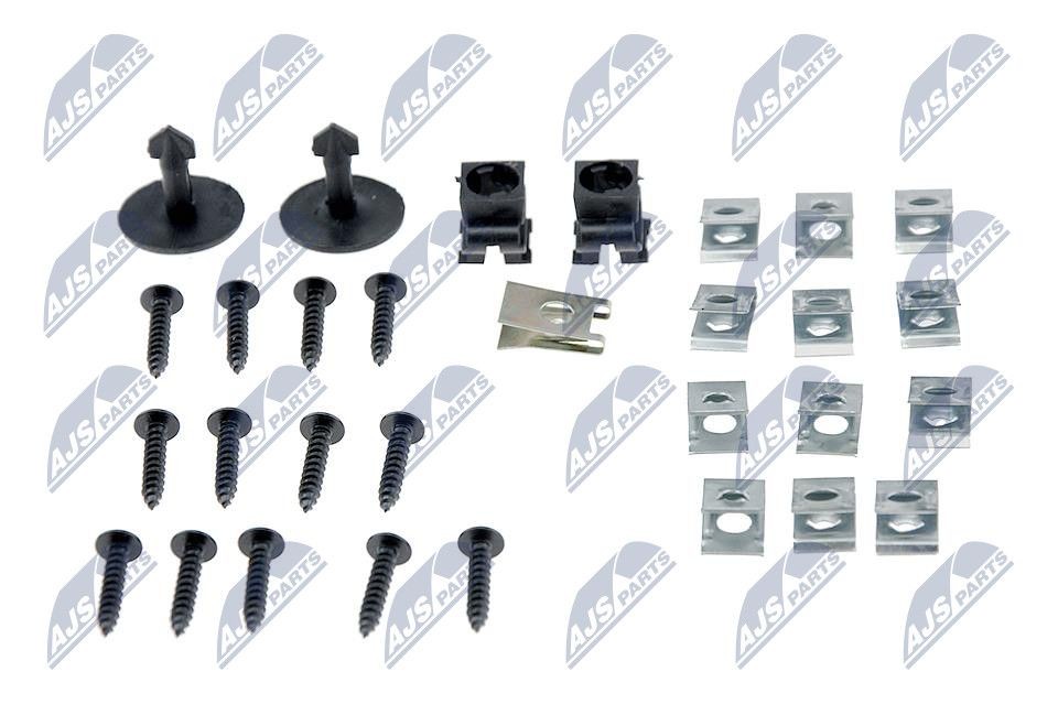 NTY EZC-AU-035 Clipssæt, karosseri A4 S4 quattro 344 HK Benzin 2009