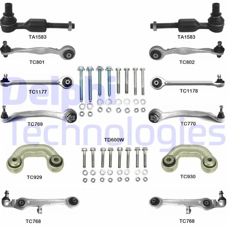 DELPHI Σετ επισκευής, ψαλίδι αριθμός Άρθρου: TC1300KIT φθηνότερα