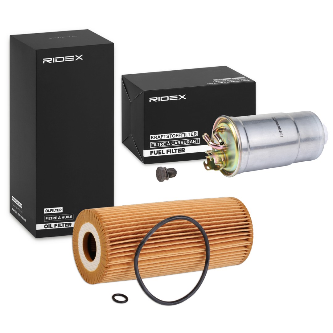 RIDEX Filtrų komplektas prekės numeris: 4055F34710 nebrangu