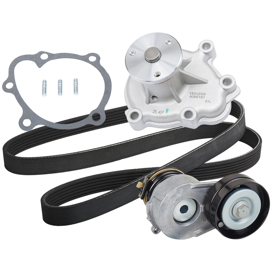 RIDEX Ūdenssūknis + ķīļrievu siksnas komplekts raksta numurs: 4172P0091 lēti