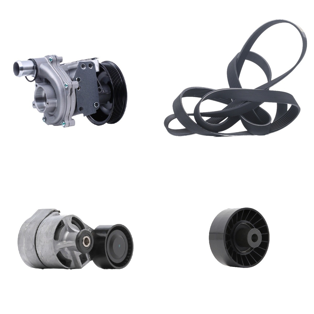 RIDEX Ūdenssūknis + ķīļrievu siksnas komplekts raksta numurs: 4172P0094 lēti