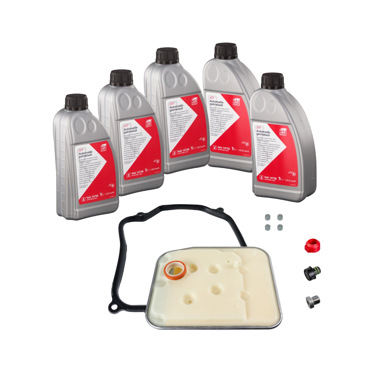 FEBI BILSTEIN 176856 Sæt til olieskift automatgearkasse GOLF 2.8 VR6 174 HK Benzin 1998