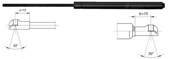 METZGER Gasfjeder, bagrude Varenummer: 2110351 billige