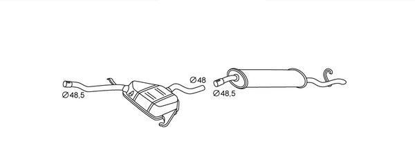 HELLA Galinis duslintuvas prekės numeris: 8LD 366 028-841 nebrangu