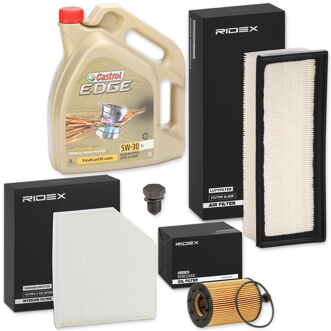 RIDEX Set de filtre cu ulei de motor număr articol: 100374T0014 ieftin