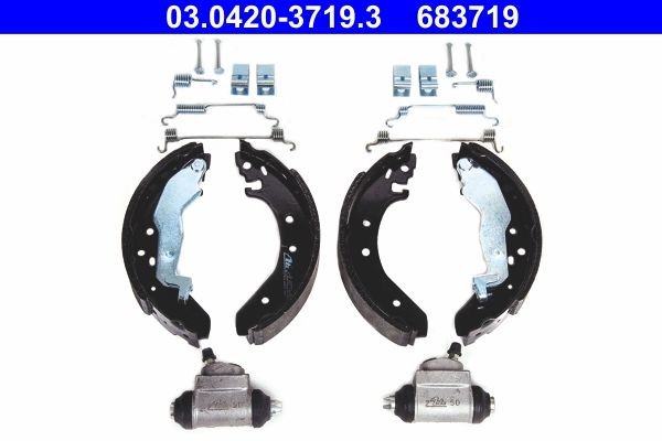 ATE Juego de zapatas de frenos Original Kit Número de artículo: 03.0420-3719.3 a buen precio