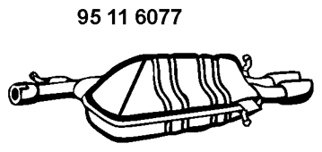 EBERSPÄCHER Galinis duslintuvas prekės numeris: 95 11 6077 nebrangu