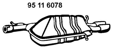 EBERSPÄCHER Galinis duslintuvas prekės numeris: 95 11 6078 nebrangu