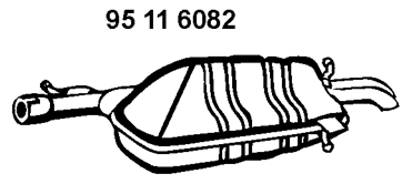 EBERSPÄCHER Galinis duslintuvas prekės numeris: 95 11 6082 nebrangu