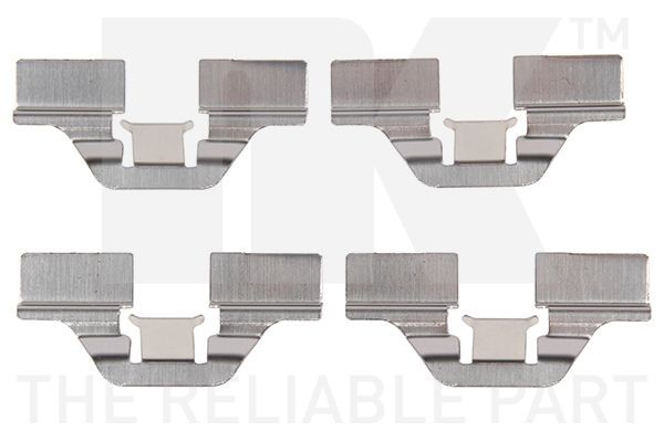 NK 7947211 Priedų komplektas, diskinių stabdžių trinkelės A4 1.8 T quattro 150 AG benzinas 2001