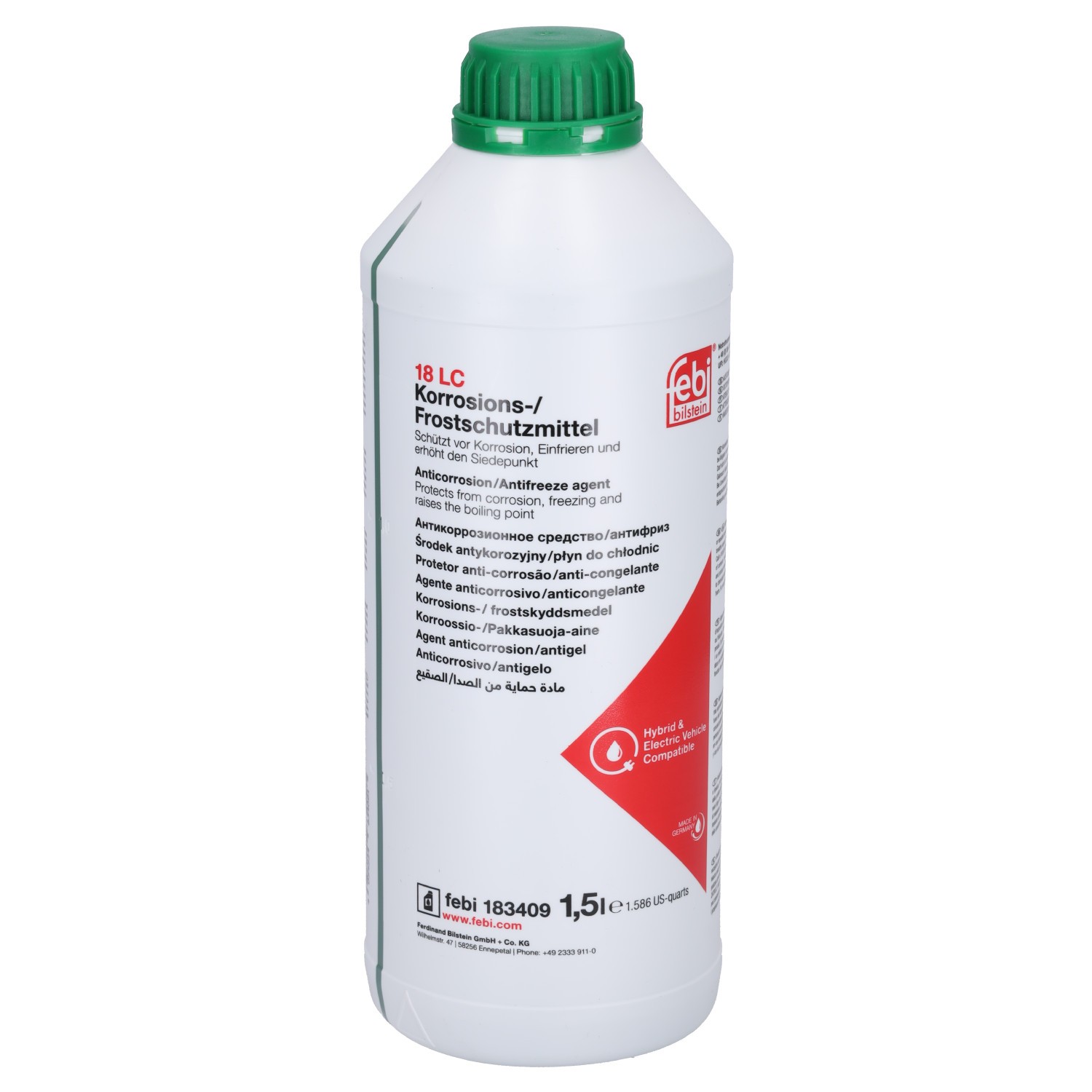 FEBI BILSTEIN 183409 Frostbeskyttelse X3 xDrive 30 e Plug-in-Hybrid 292 HK Benzin/elektro