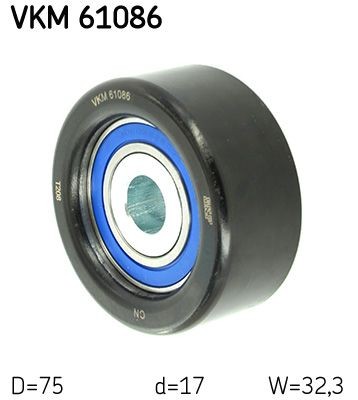 SKF Parazīt- / Vadrullītis, Ķīļrievu siksna raksta numurs: VKM 61086 lēti