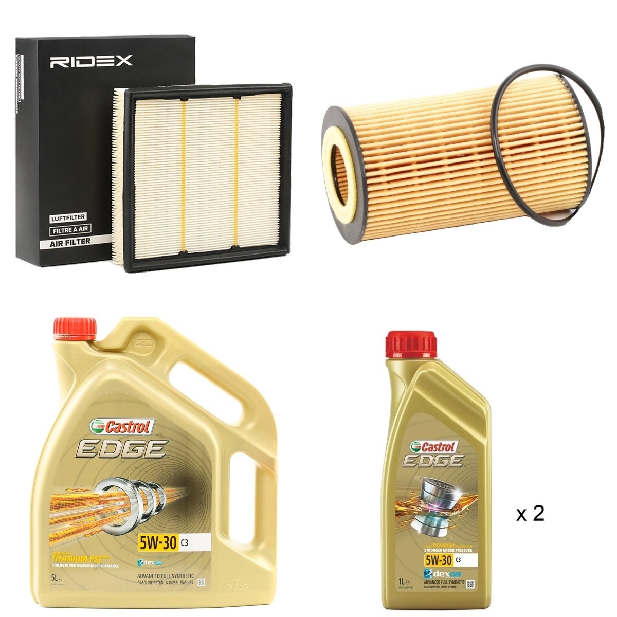 RIDEX Set filtri con olio motore Numero articolo: 100374T0196 poco costoso
