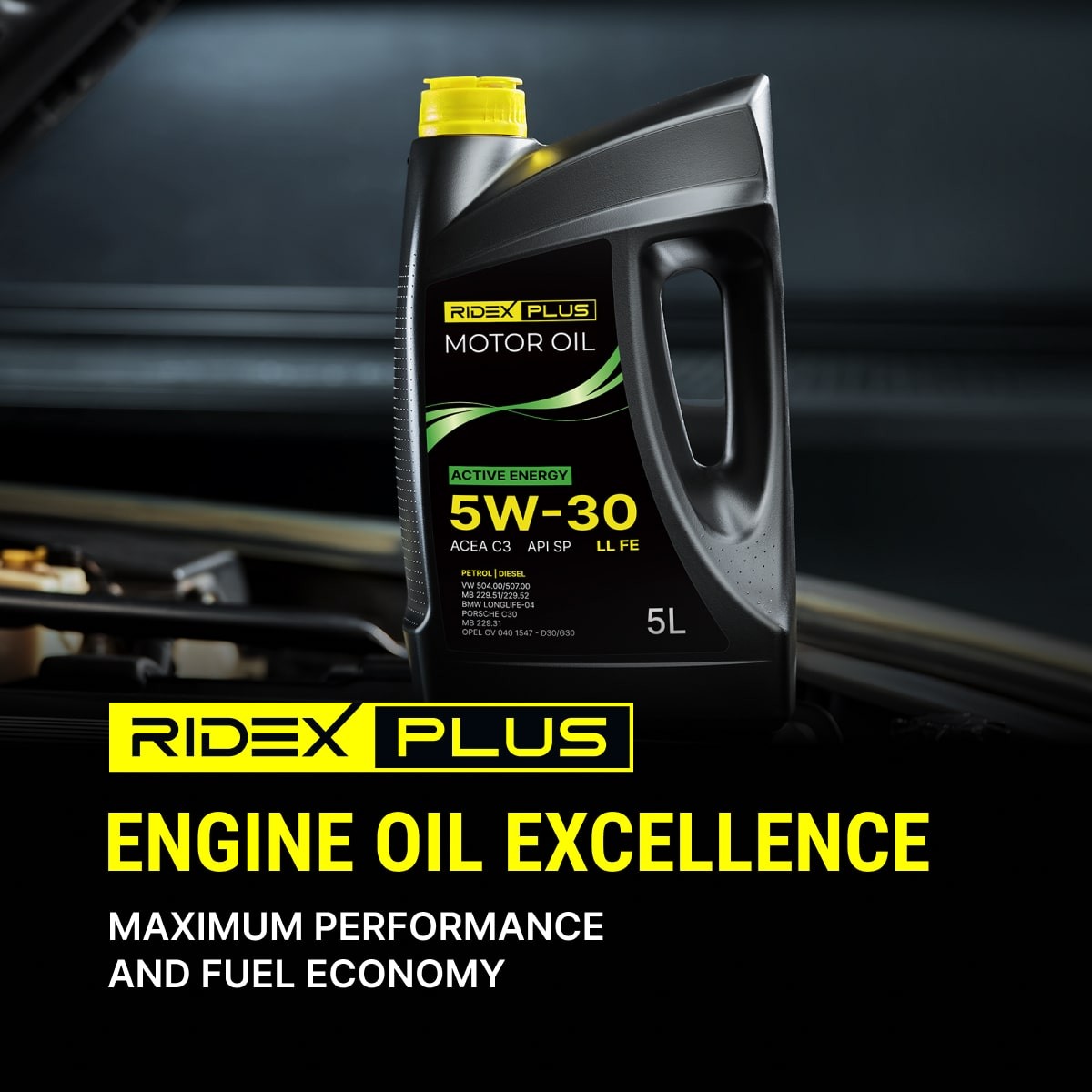 RIDEX PLUS Active Energy, LL FE 1862O0020P Motoröl