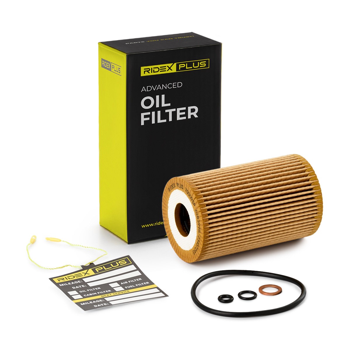 RIDEX PLUS Oljefilter artikkelnummer: 7O0095P billig